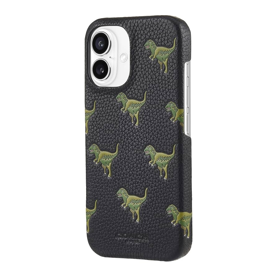 Amazon.co.jp: iPhone 16 ケース 背面型 ラップ Leather Slim